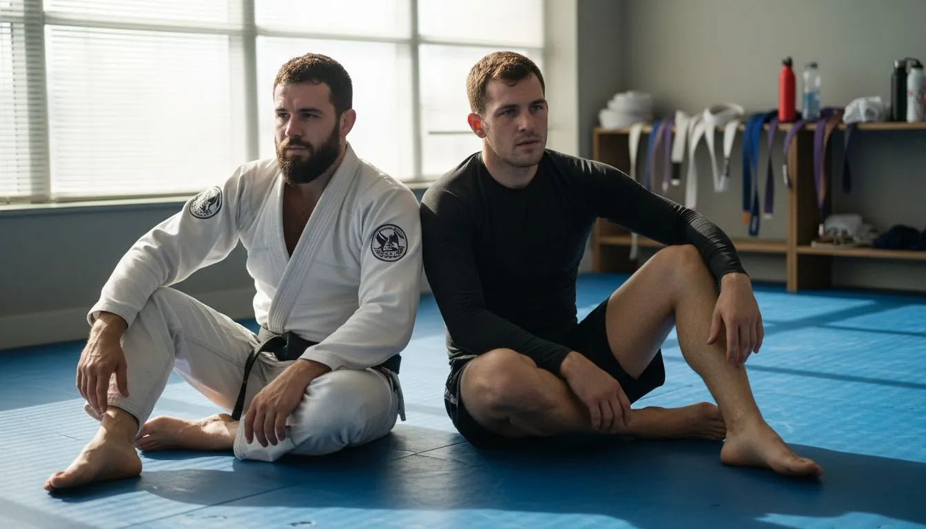 BJJ gi and no-gi uniforms scene
