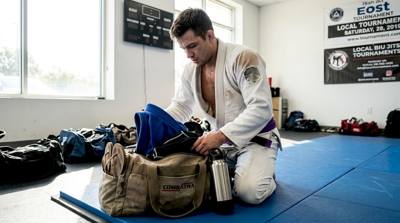 BJJ competitor packing tournament essentials