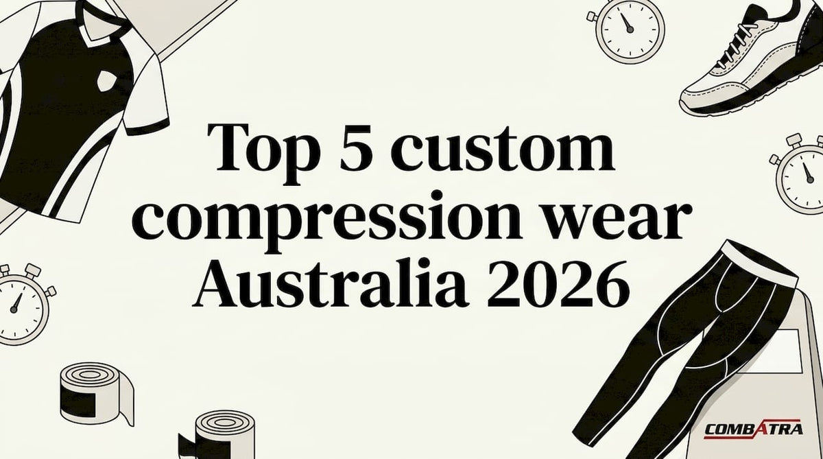 Compression wear and sports gear flat vector editorial frame