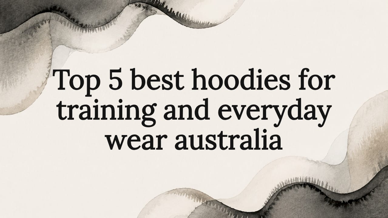 Decorative title card illustration for hoodie training article