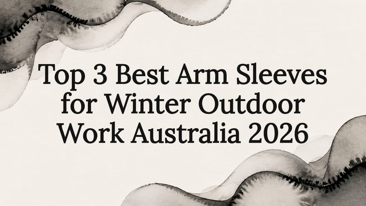 Decorative watercolor frame for winter arm sleeves article