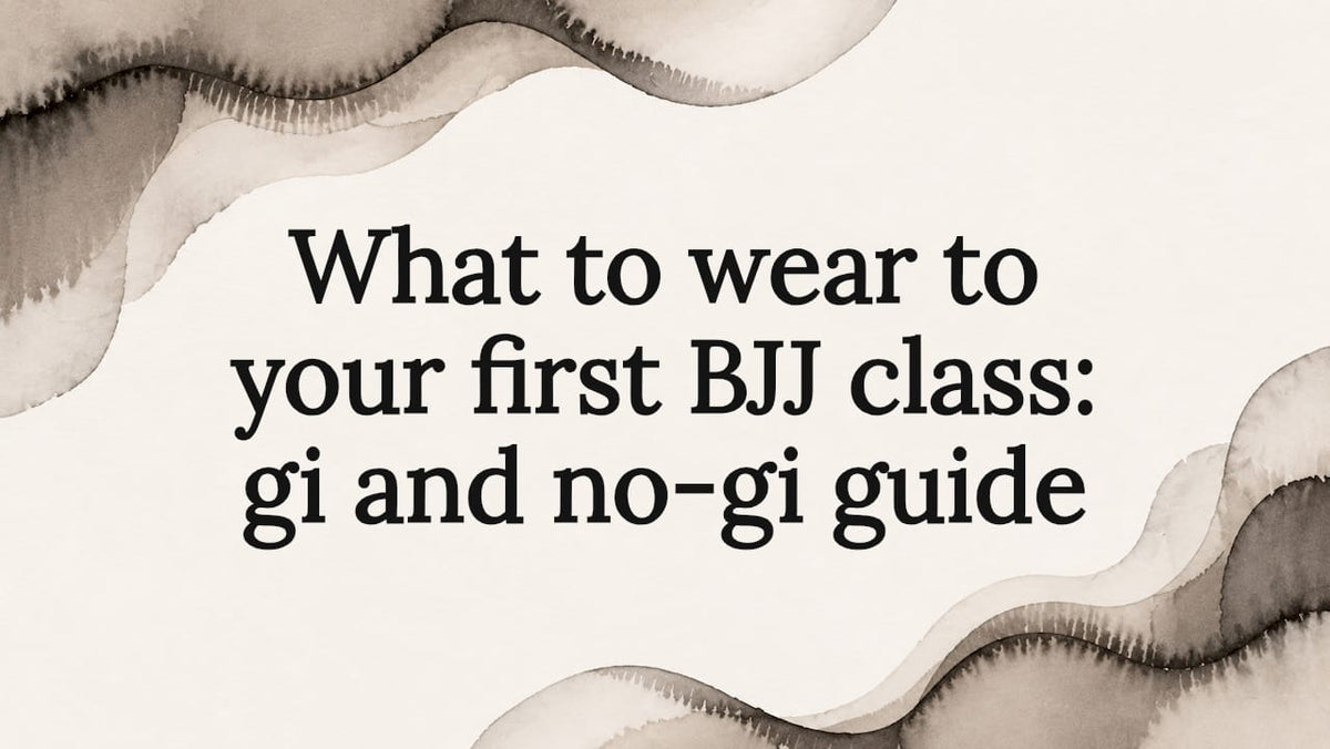 Decorative title card illustration for BJJ guide article