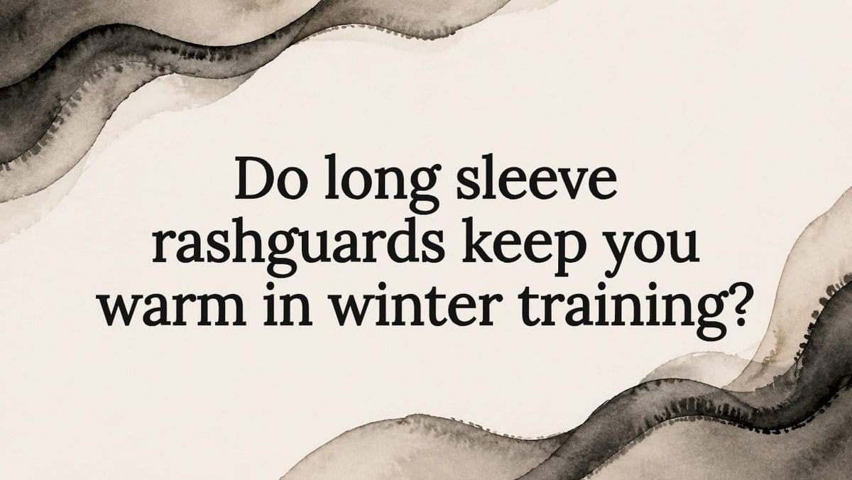 Decorative editorial watercolor frame for winter rashguard training title card