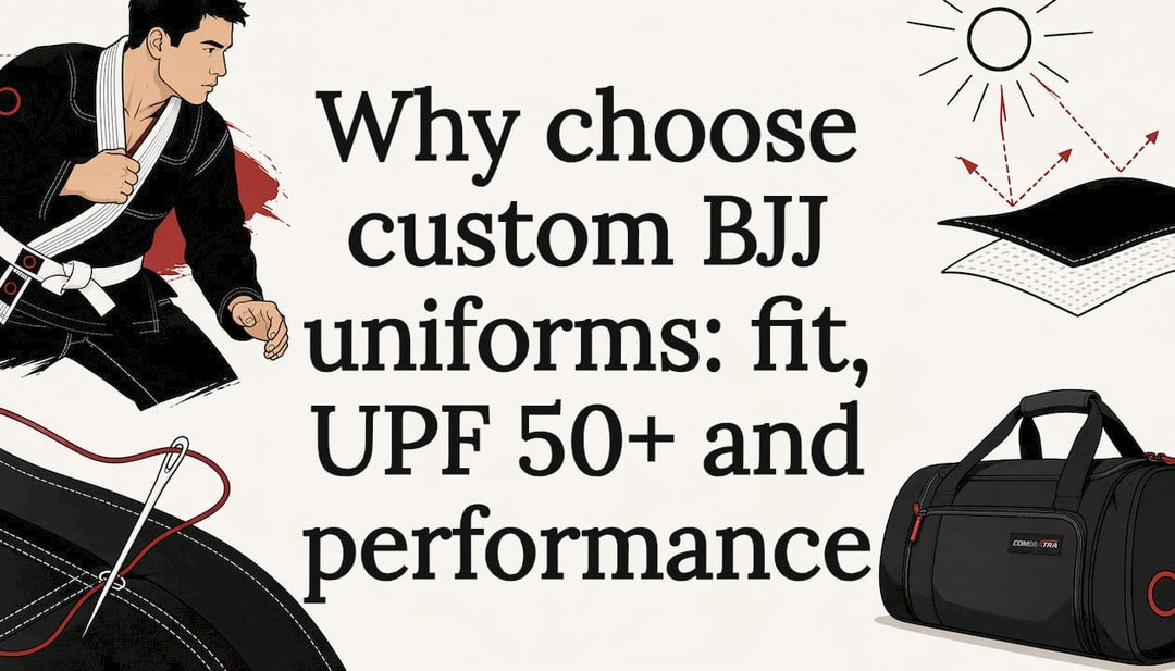 Decorative title card with BJJ and performance icons