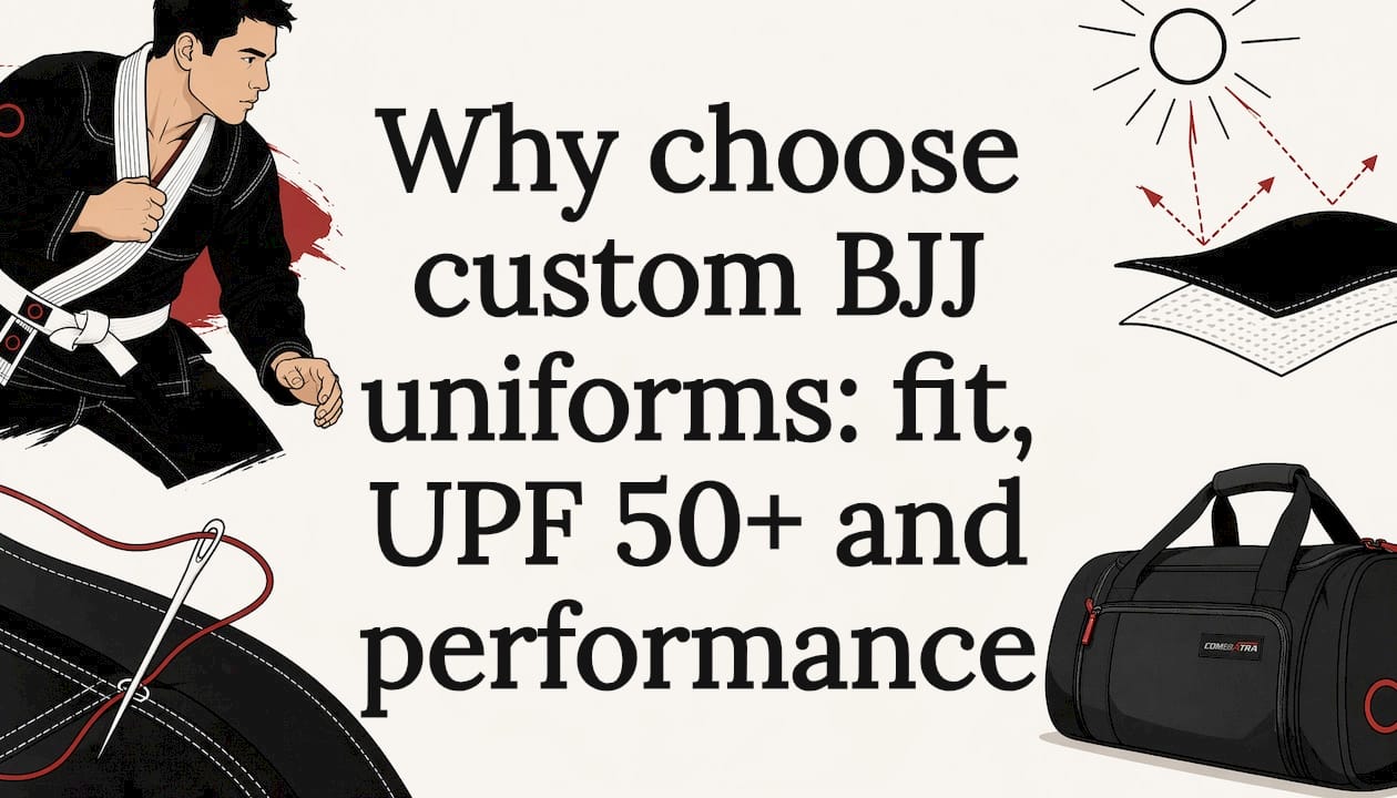 Decorative title card with BJJ and performance icons