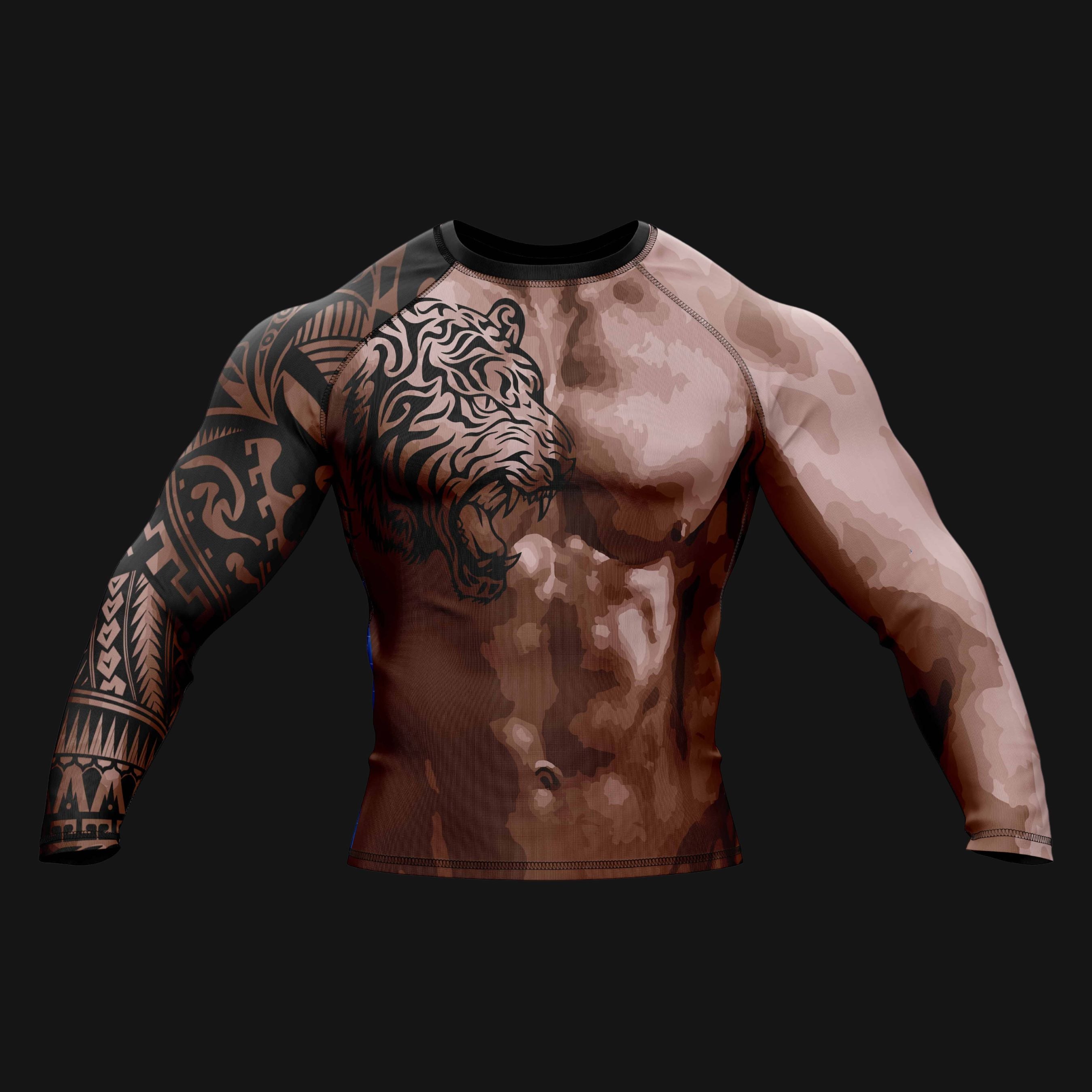 Tiger Fury Compression Rash Guard