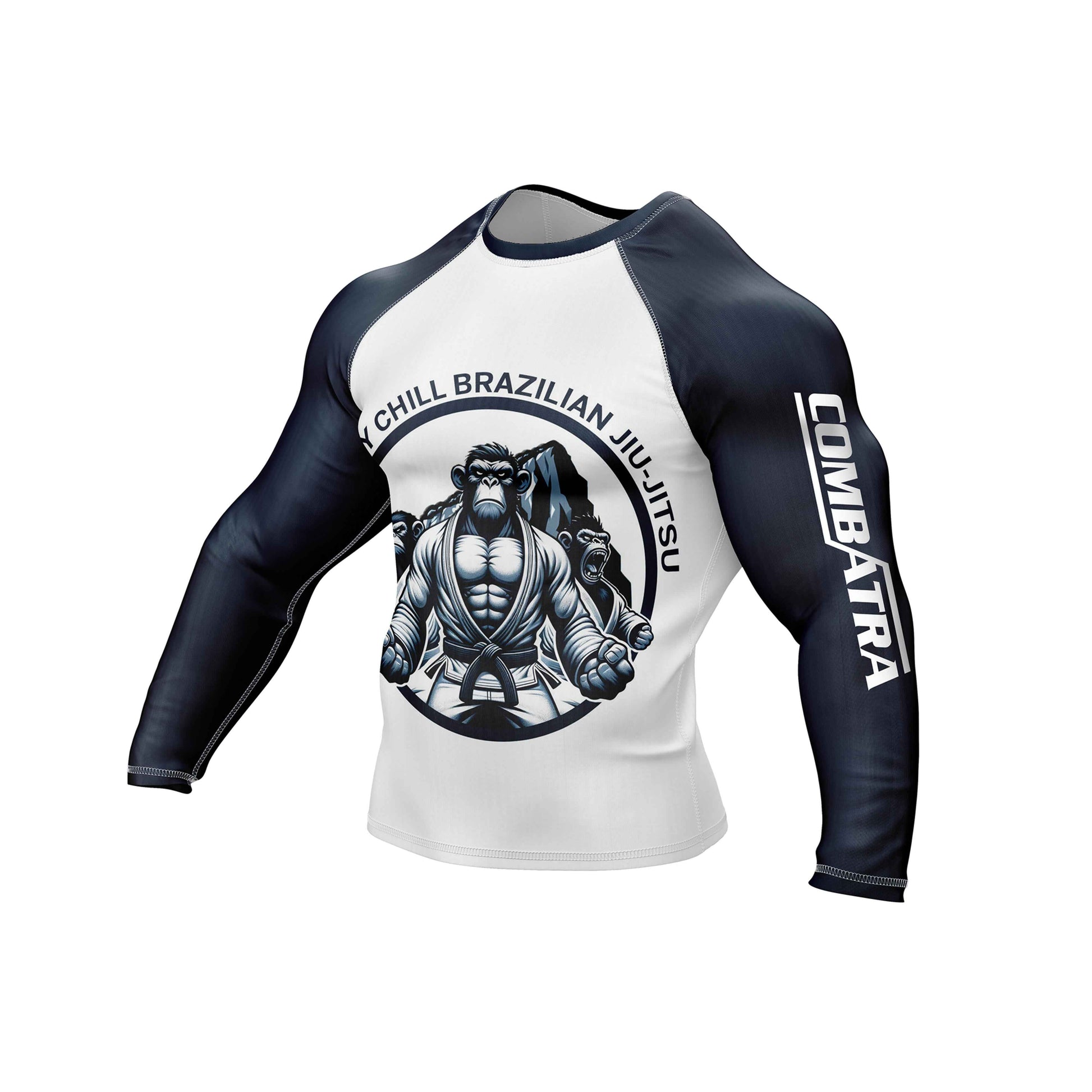 Brazilian Jiu Jitsu Chill Monkey Compression Rash Guard