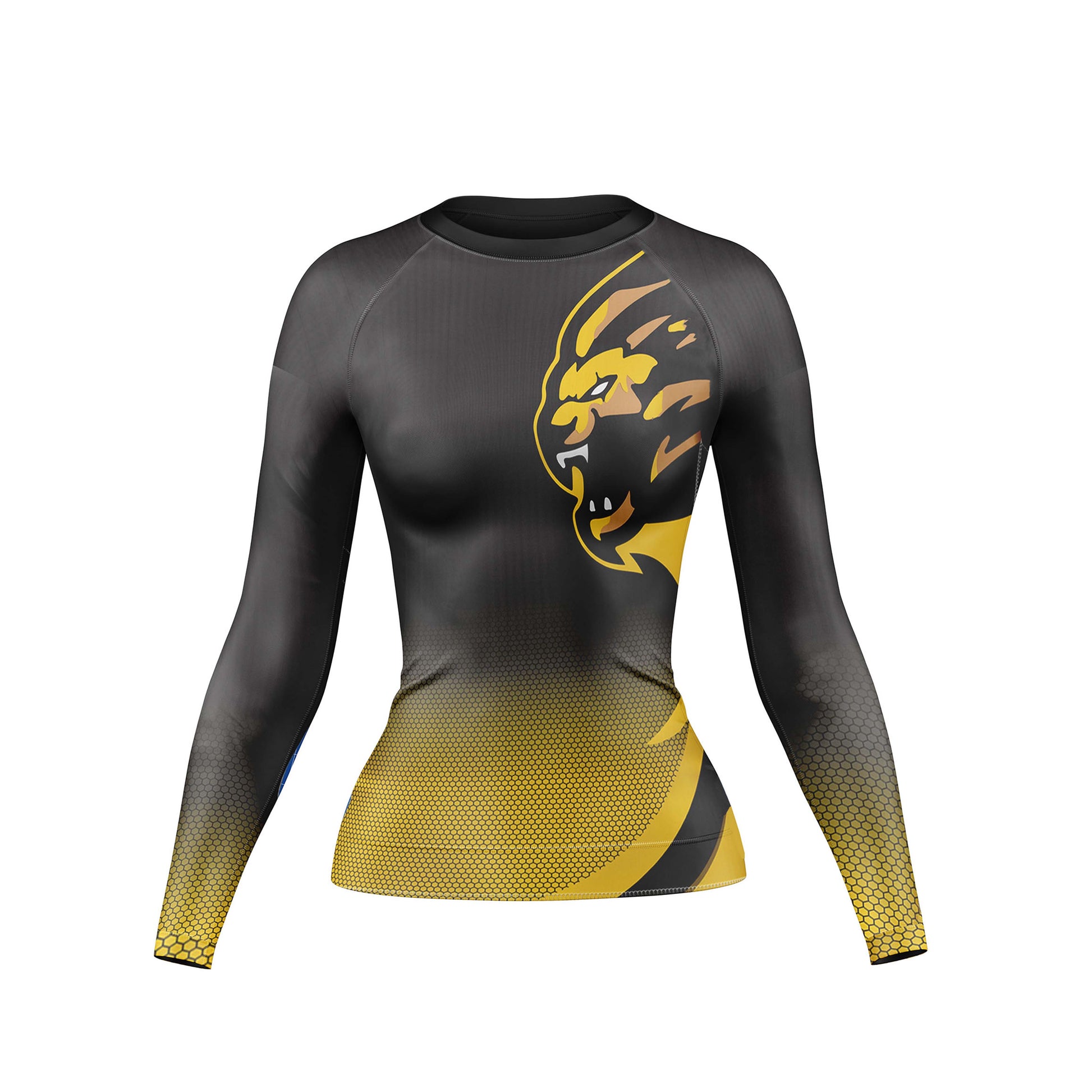 Power Tiger Compression Rash Guard For Women - Combatra