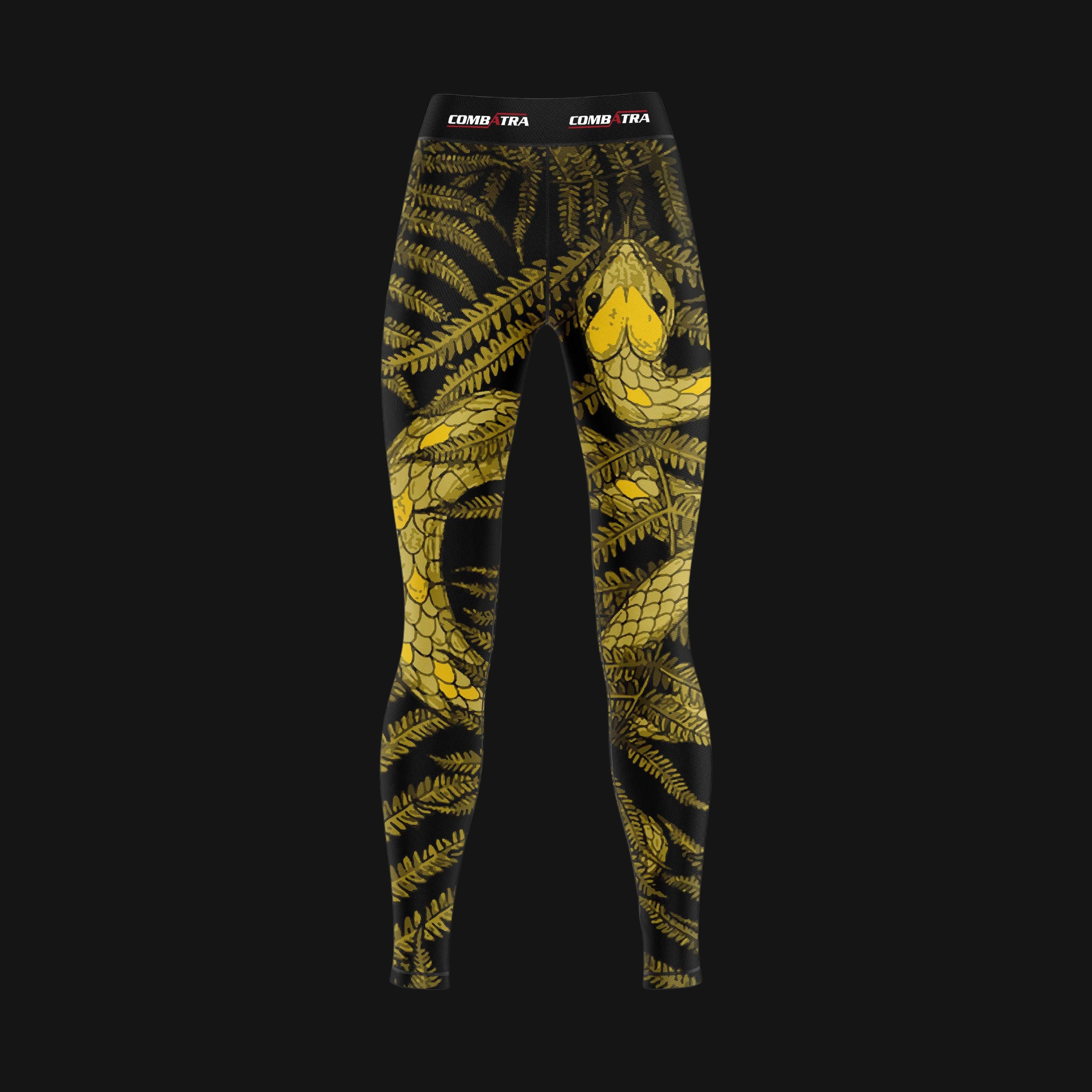 Abstract Snake Fury Compression spats For Women