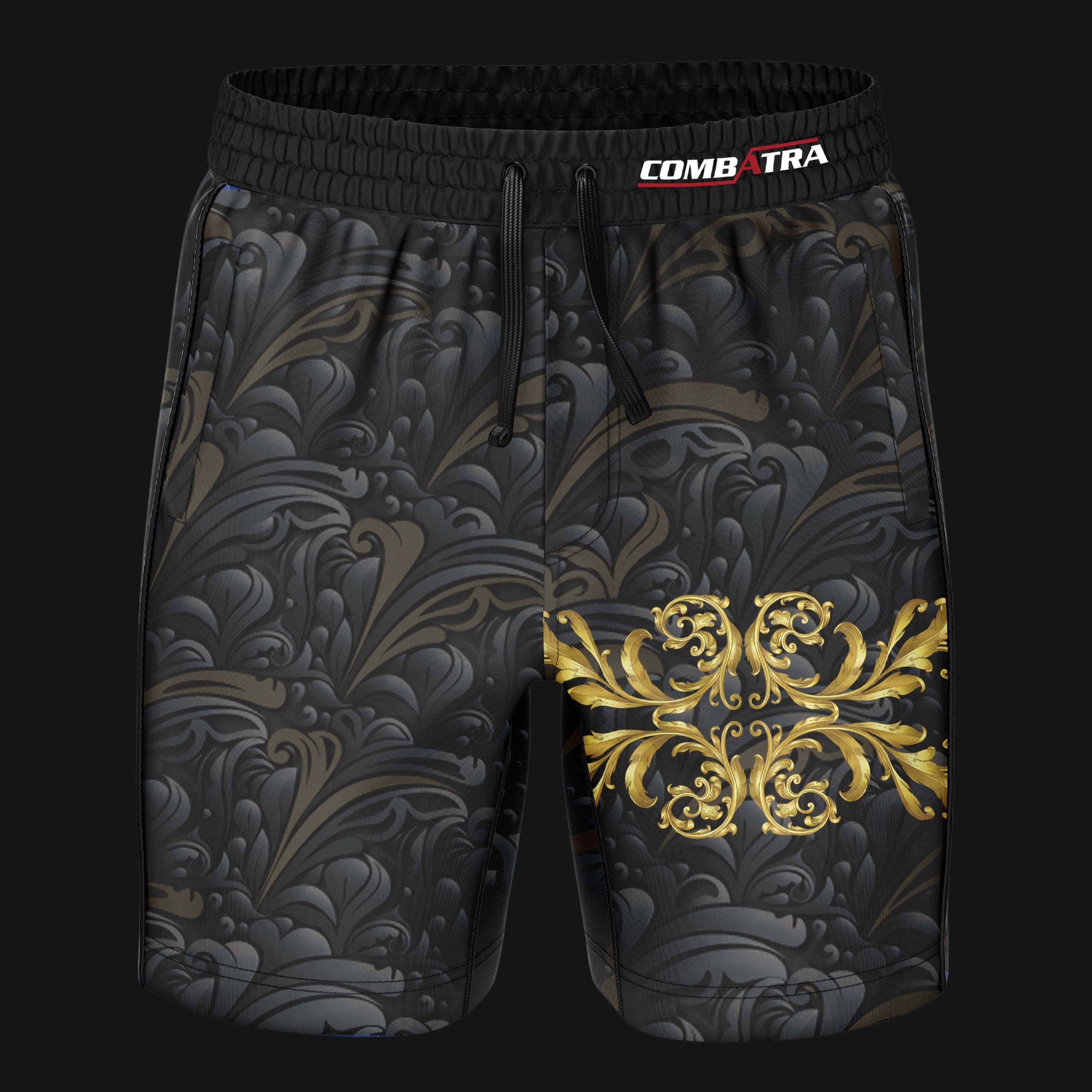 Golden Black  Training Shorts