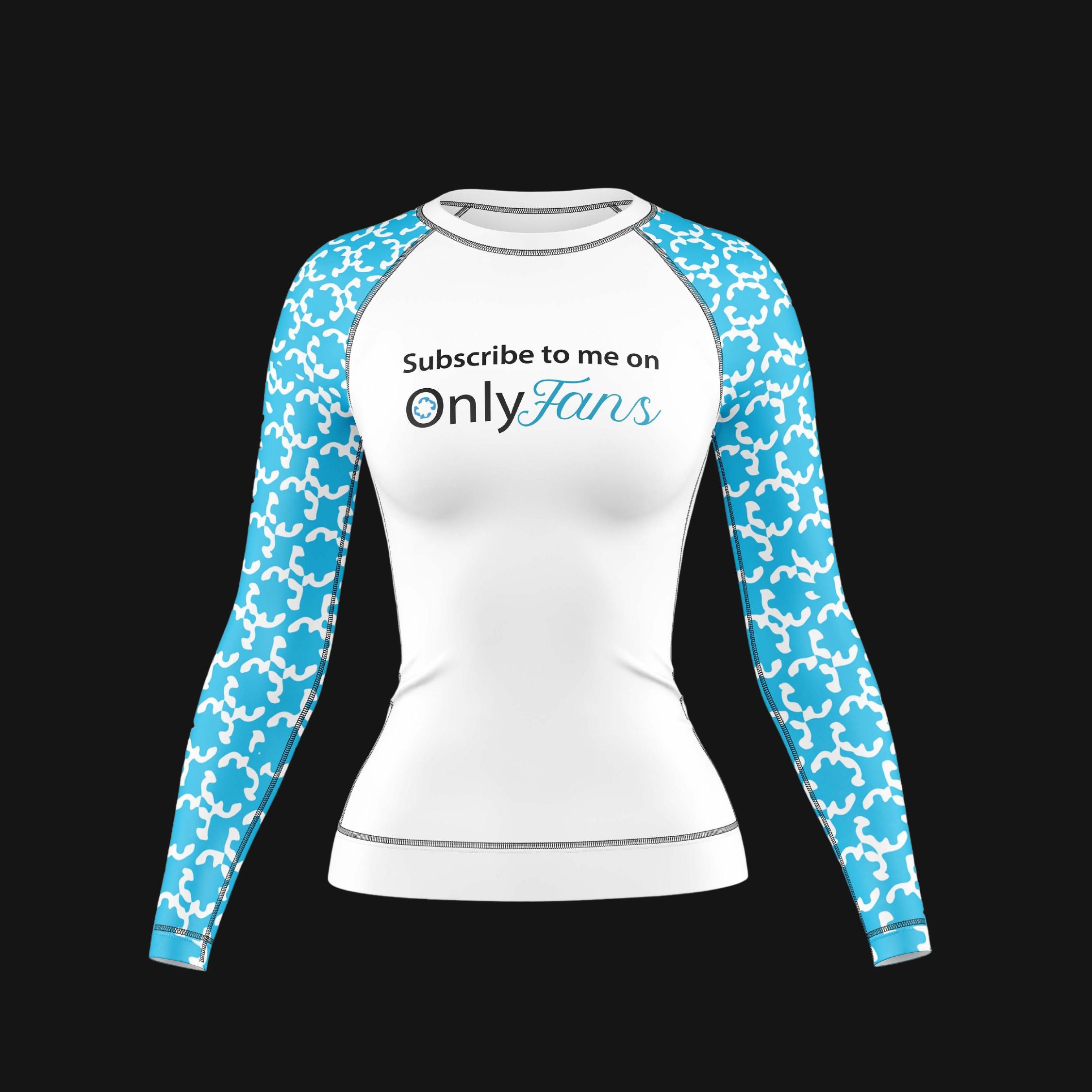 Fans Only Compression Rash Guard For Women