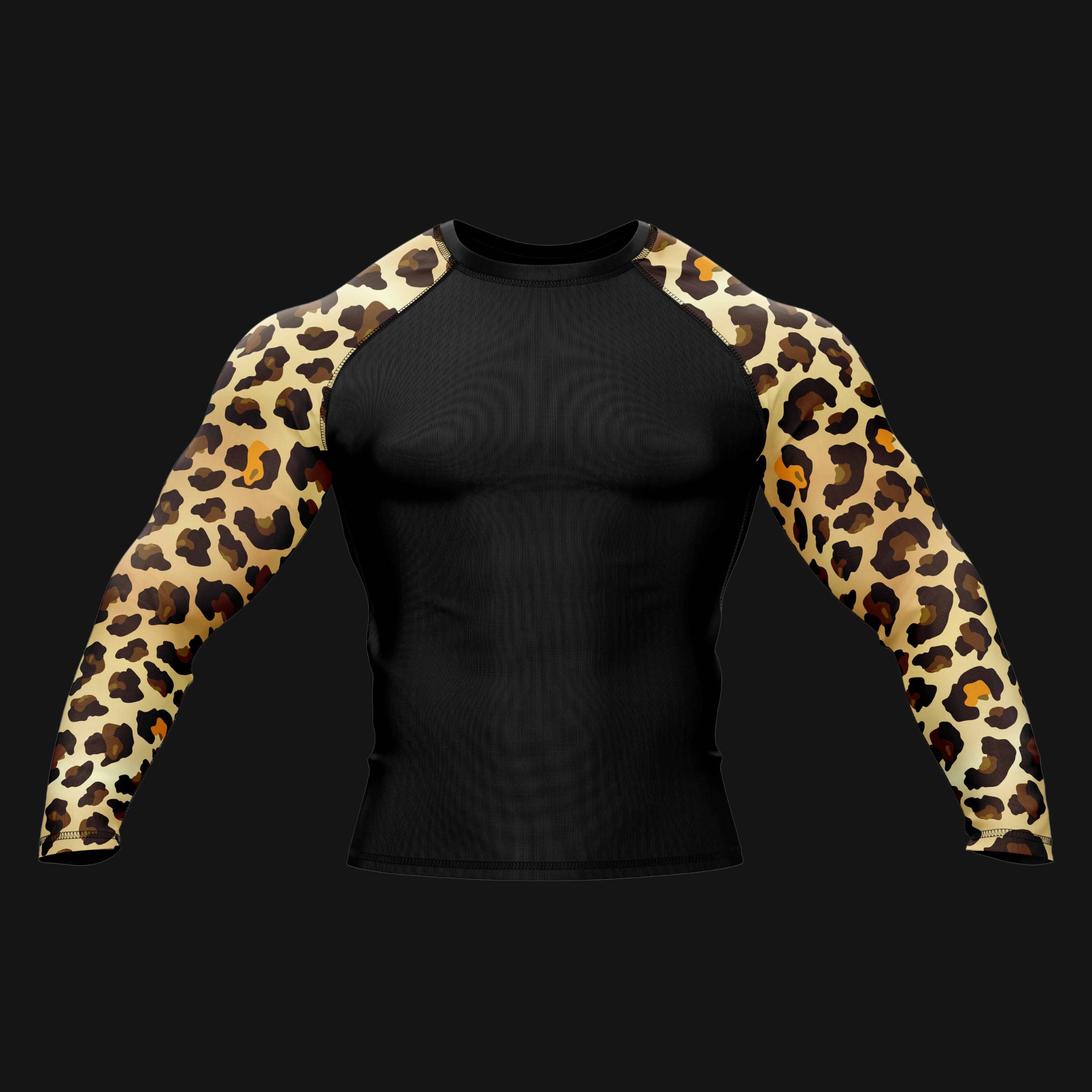 Leopard Rage  Compression Rash Guard