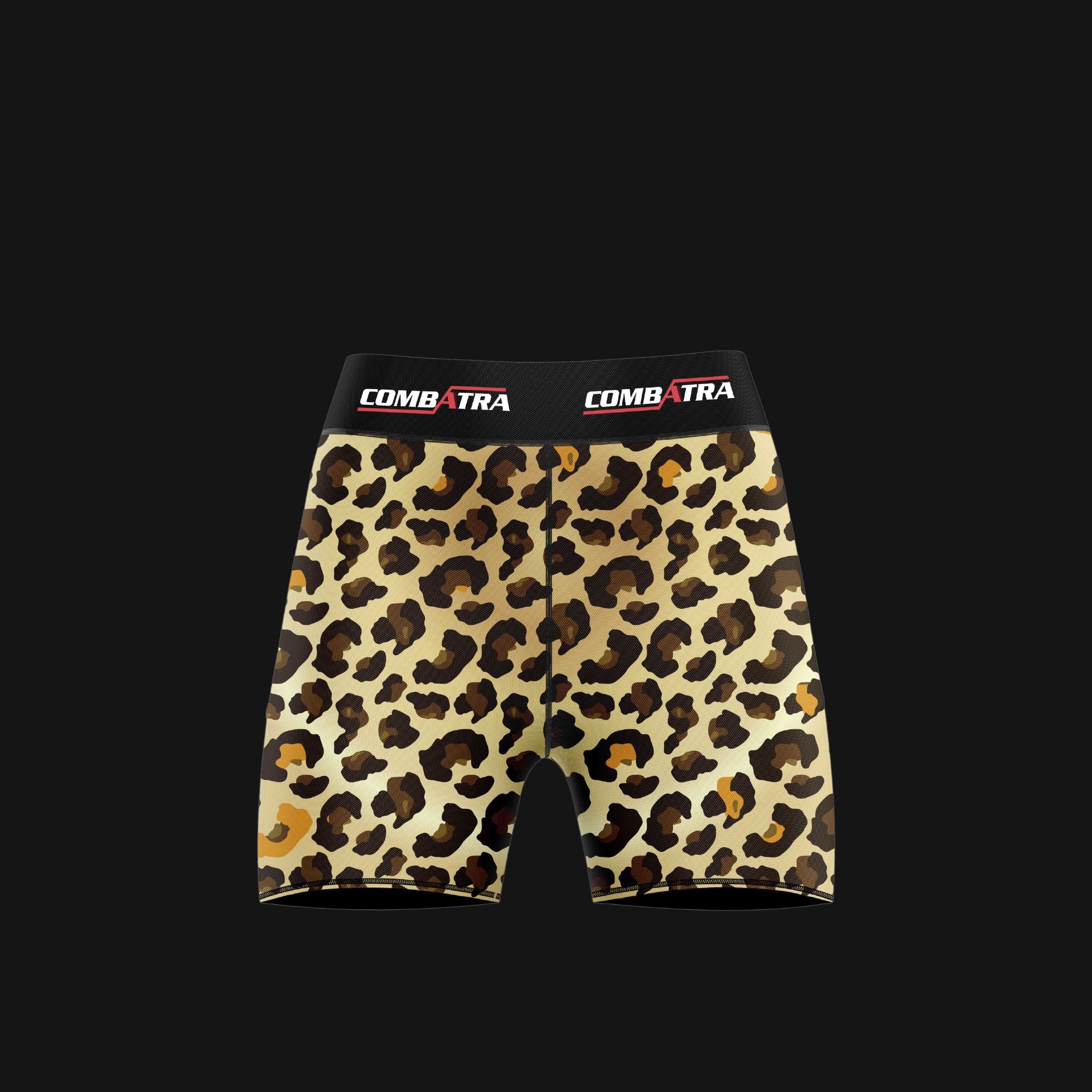 Leopard Rage  Women’s  Compression Shorts -  Combat Shorts