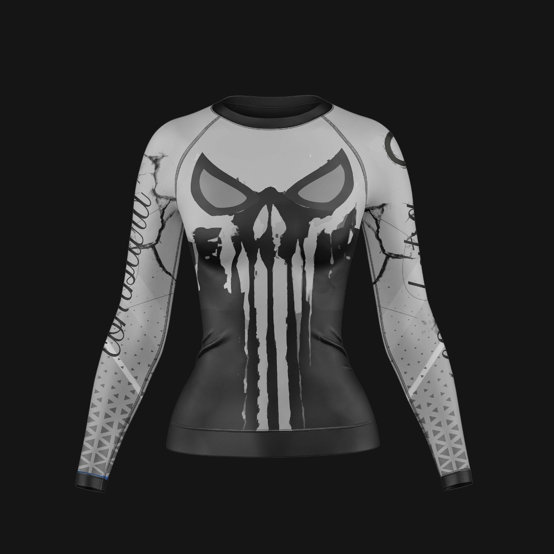 Shadow Impact Compression Rash Guard For Women