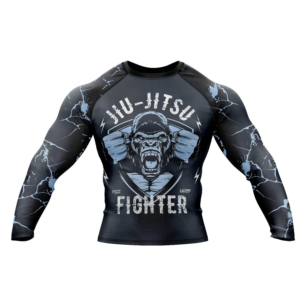 Jiu Jitsu Chill Monkey Compression Rash Guard - Combatra
