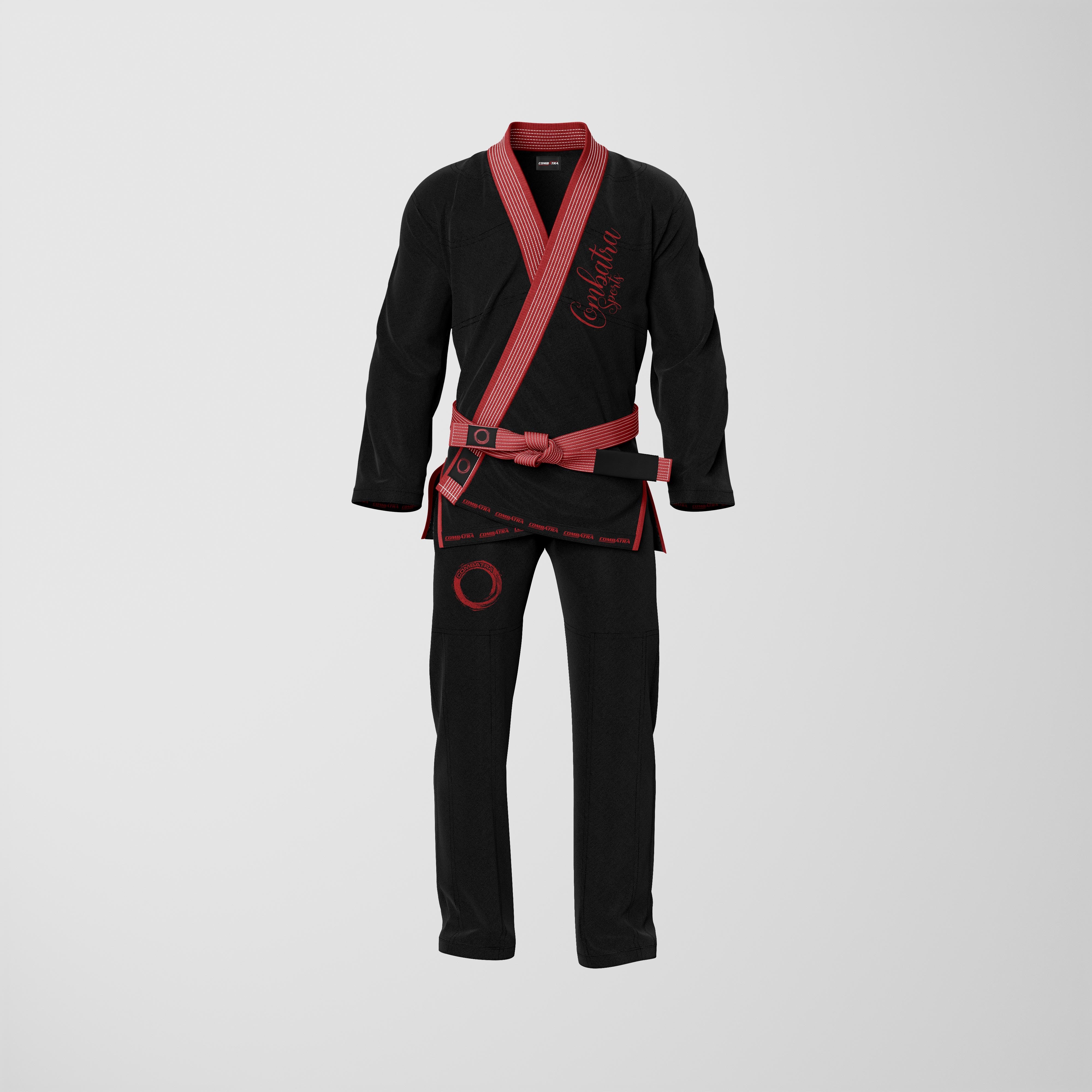 Basic Black with Red threads  Jiu-Jitsu Gi