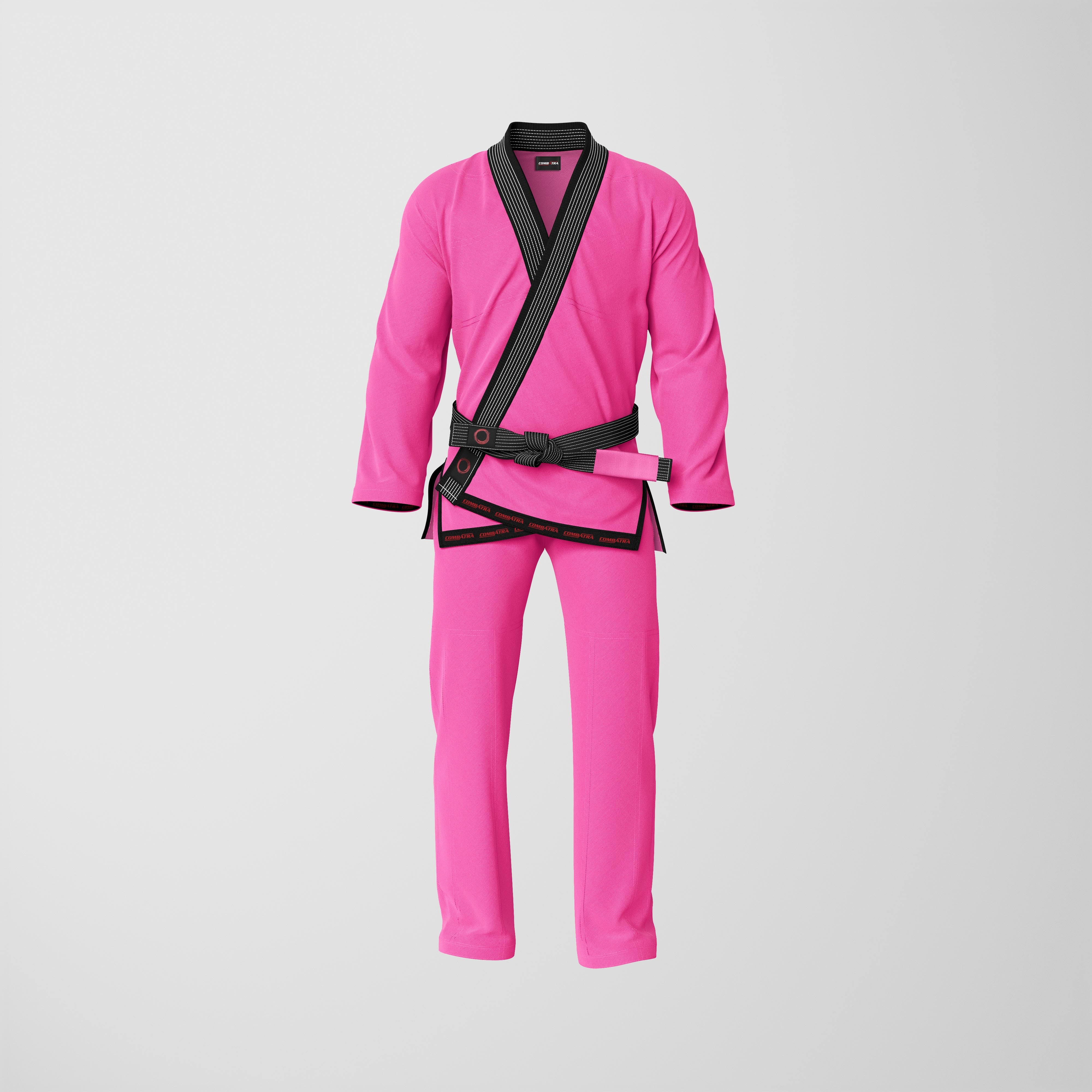 Basic Pink with Black threads  Jiu-Jitsu Gi