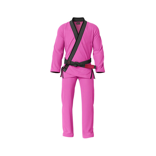 Basic Pink with Black threads  Jiu-Jitsu Gi