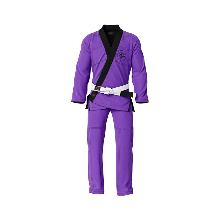 Combatra Purple Personalised BJJ Gi & Custom Shirt Set