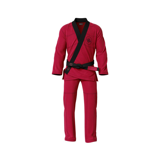 Custom Red with Custom Shirt Brazilian Jiu Jitsu Gi
