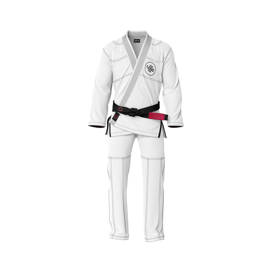 Custom White Brazilian Jiu Jitsu Gi