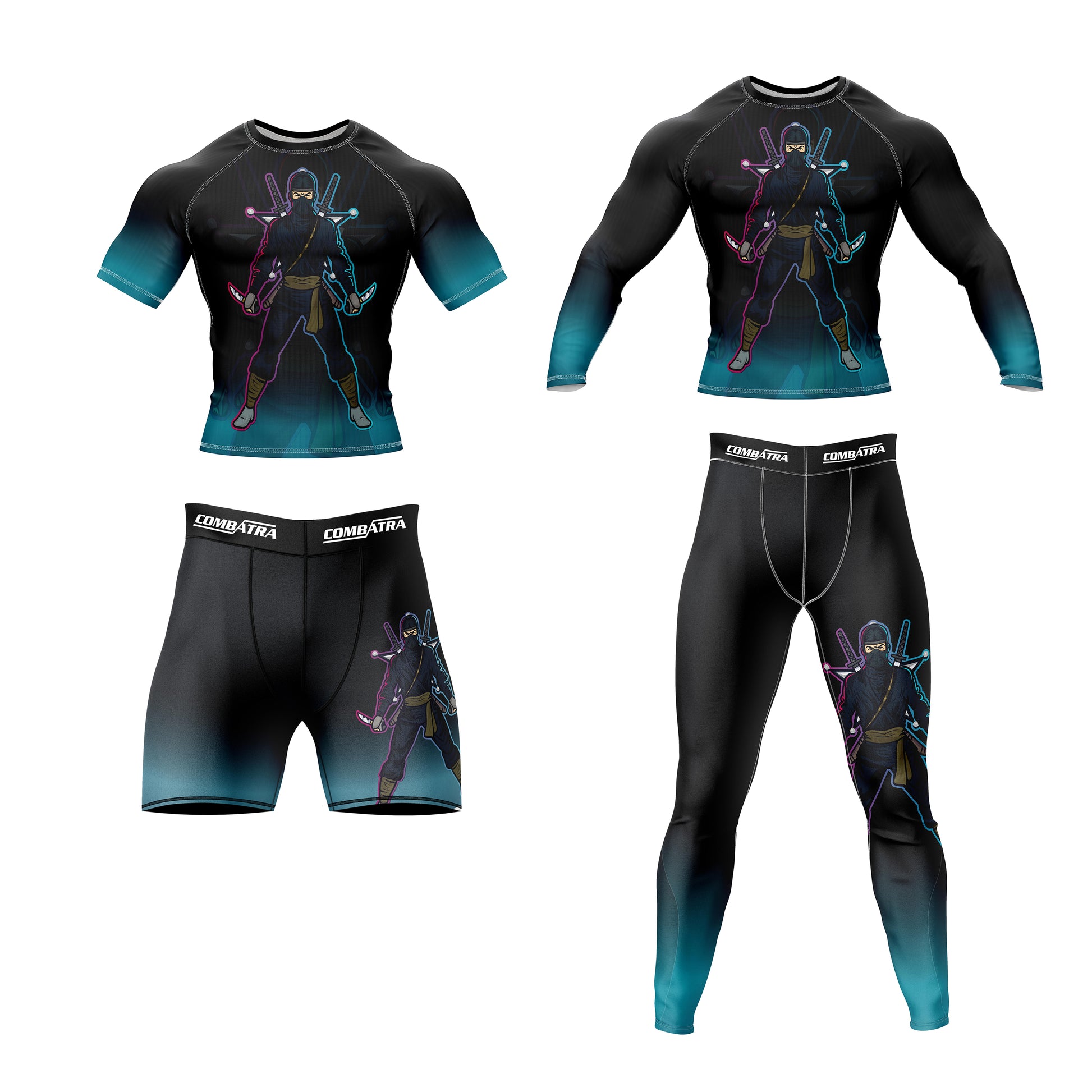 Cyber Ninja Compression Rash Guard - Combatra