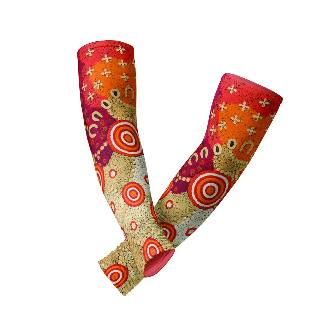 Combatra Outback Desert Circle Arm Sleeves – UPF 50+