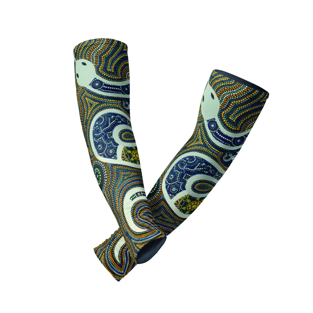 Combatra Outback Ancient Snake Art Arm Sleeves – UPF 50+