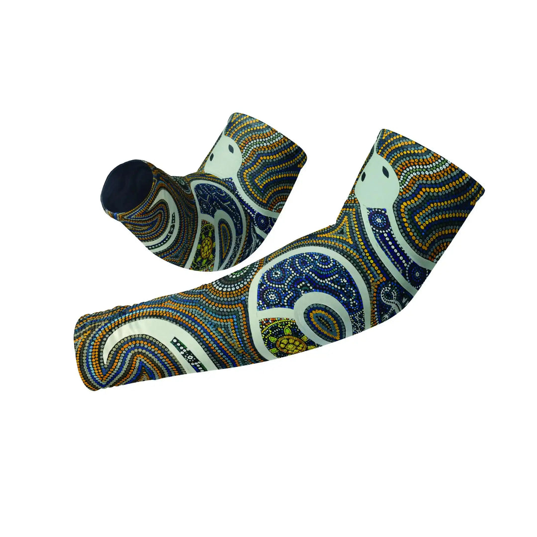 Combatra Outback Ancient Snake Art Arm Sleeves – UPF 50+