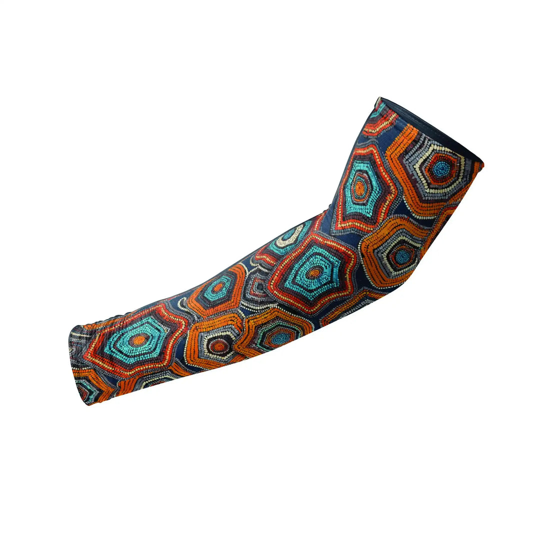Combatra Outback Dot Patch Work Arm Sleeves – UPF 50+