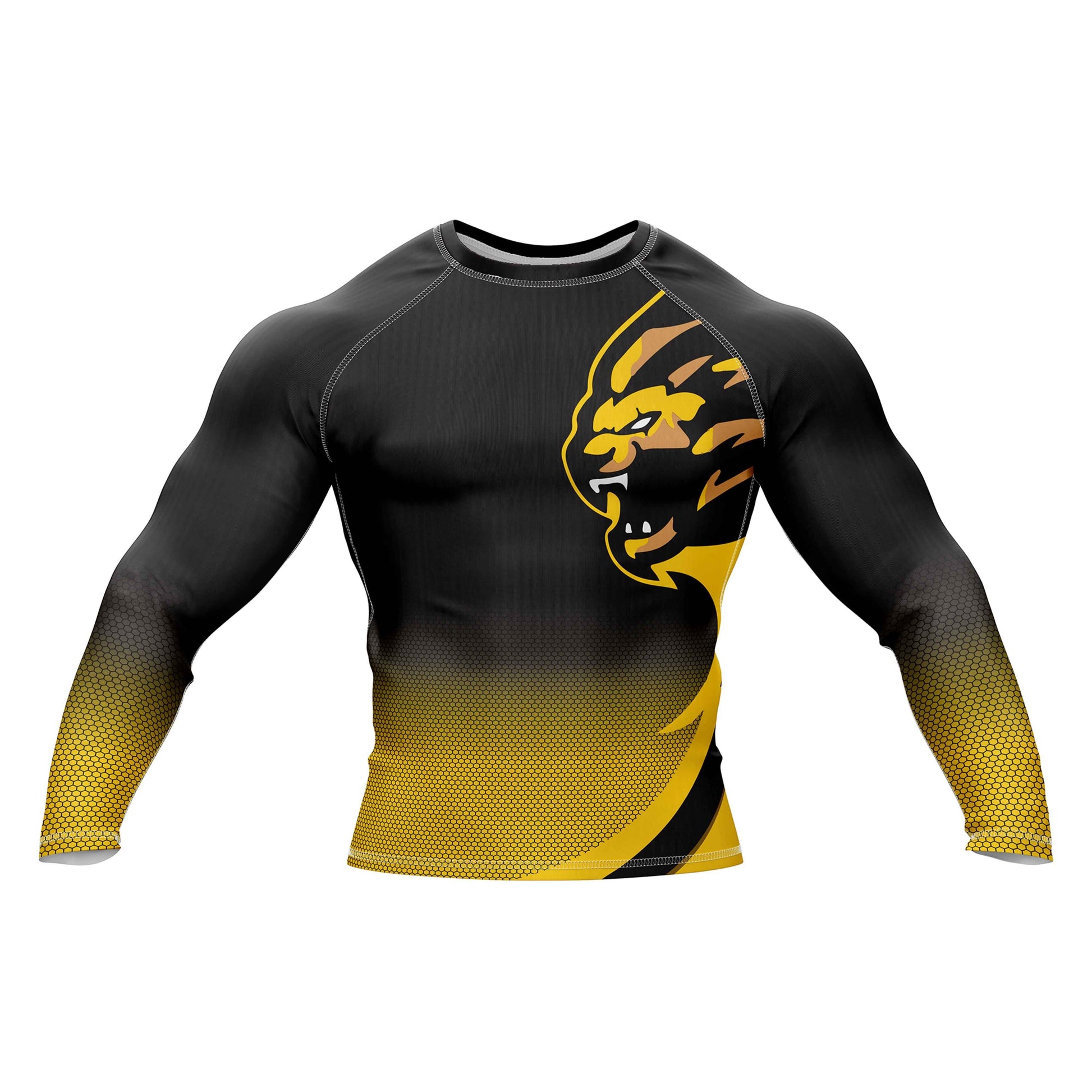 Power Tiger Graphic Compression Rash Guard