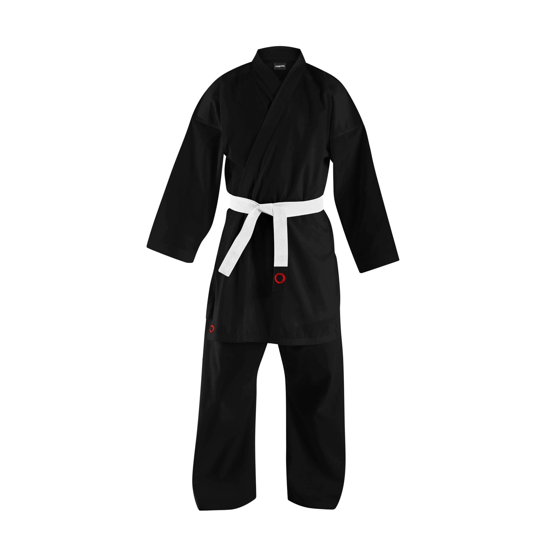14 oz Durable Black Karate Uniform - Combatra