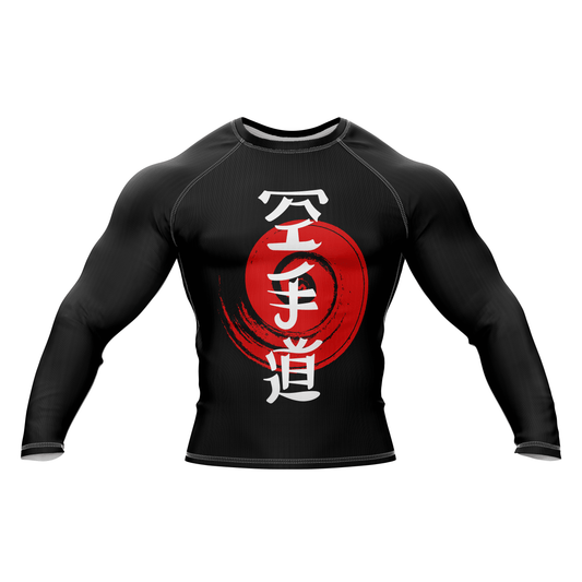 Black Edition Compression Rash Guard - Combatra