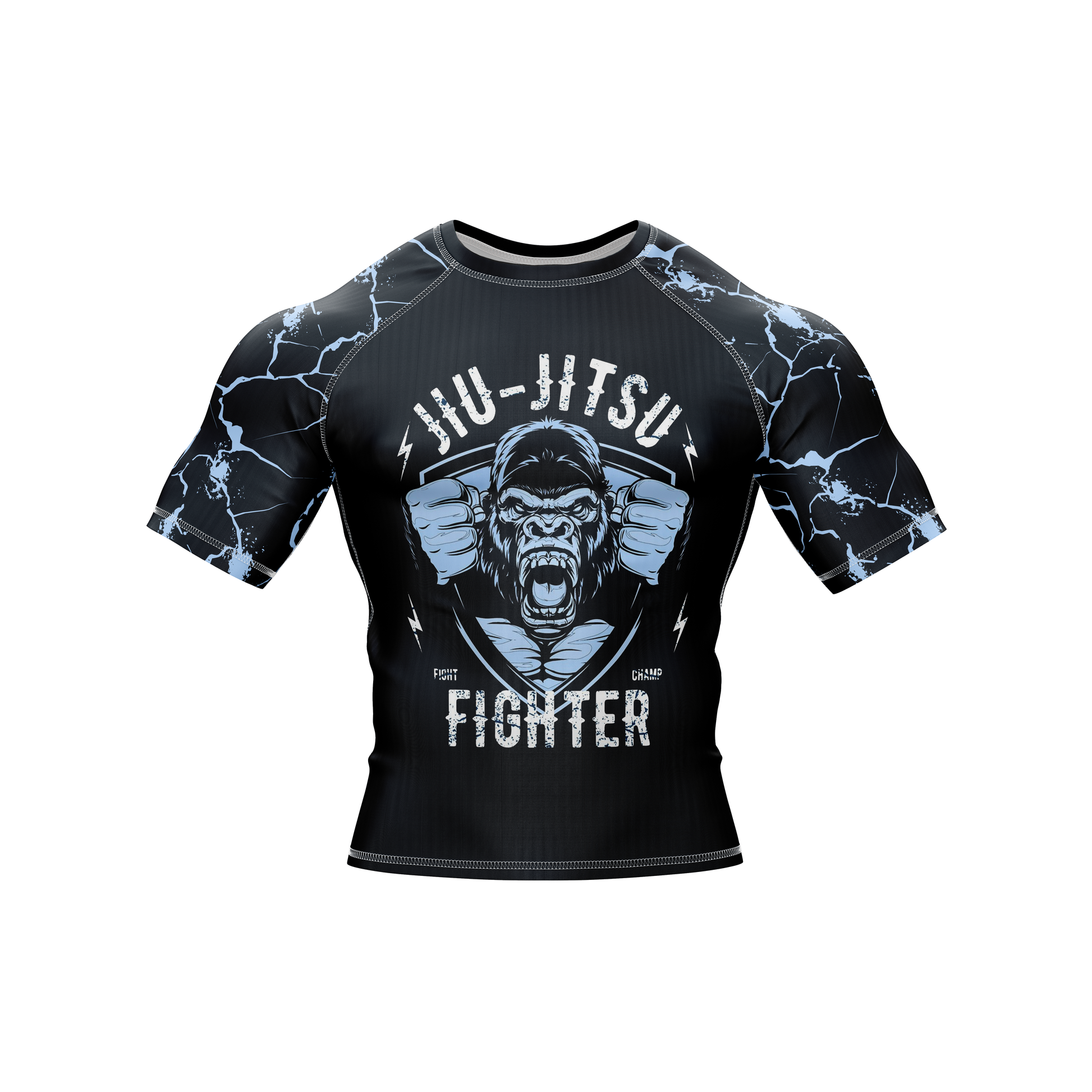 Jiu Jitsu Chill Monkey Compression Rash Guard - Combatra