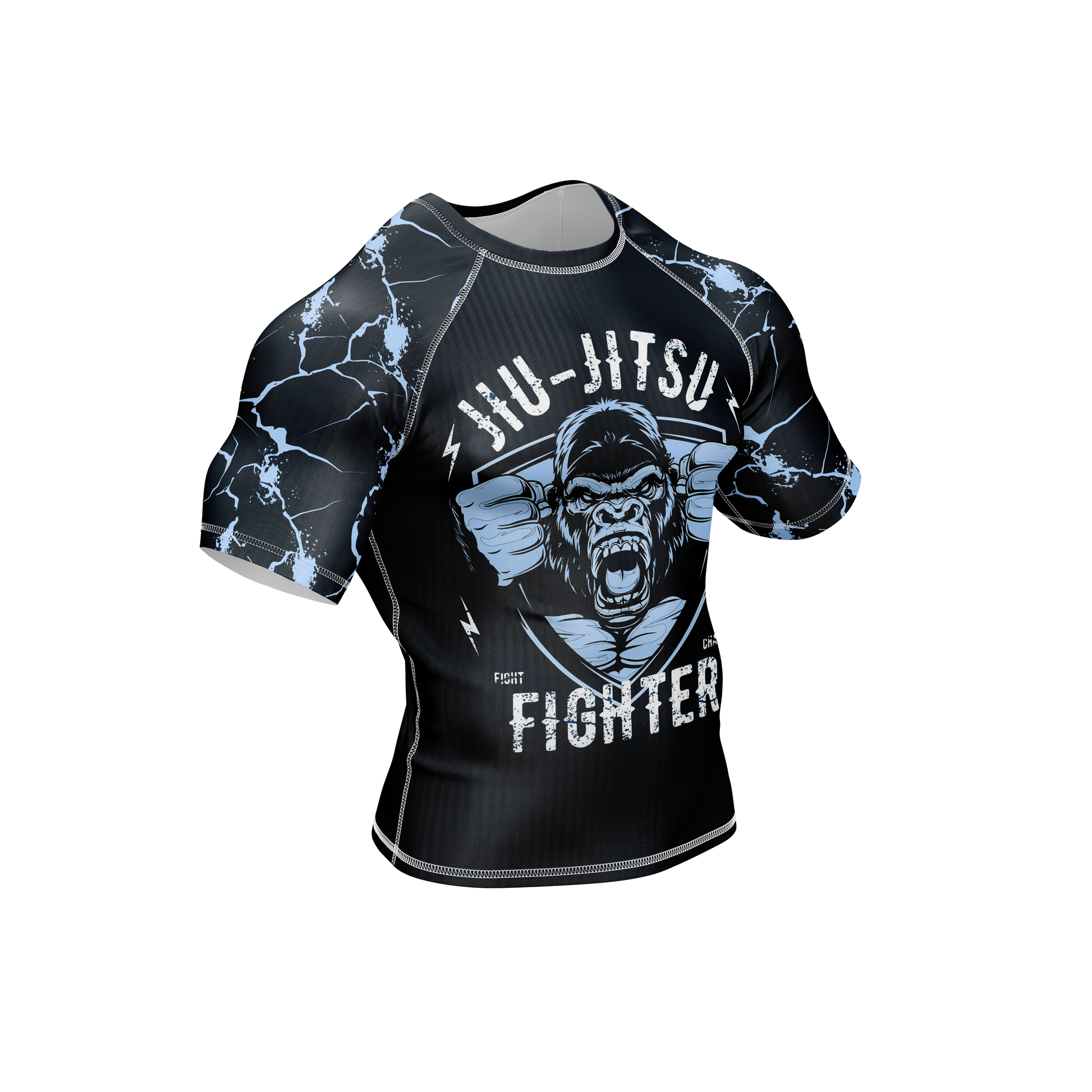Jiu Jitsu Chill Monkey Compression Rash Guard - Combatra
