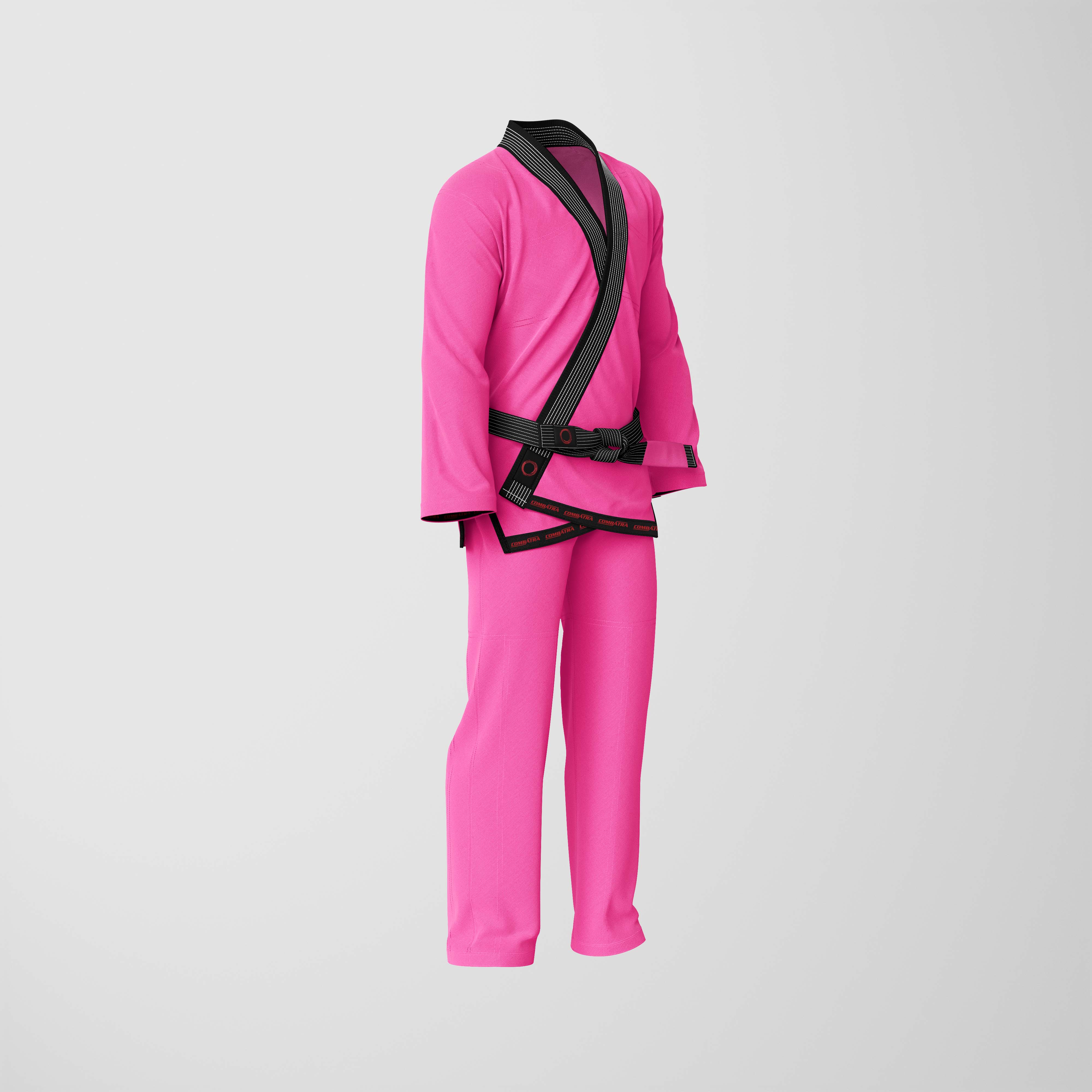 Basic Pink with Black threads  Jiu-Jitsu Gi