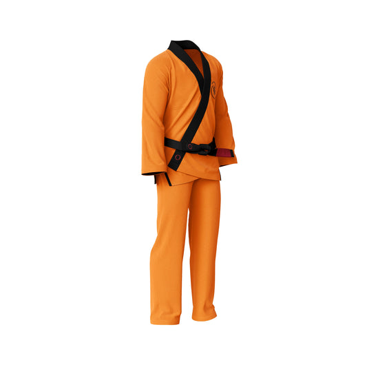 Custom Orange Brazilian Jiu Jitsu Gi