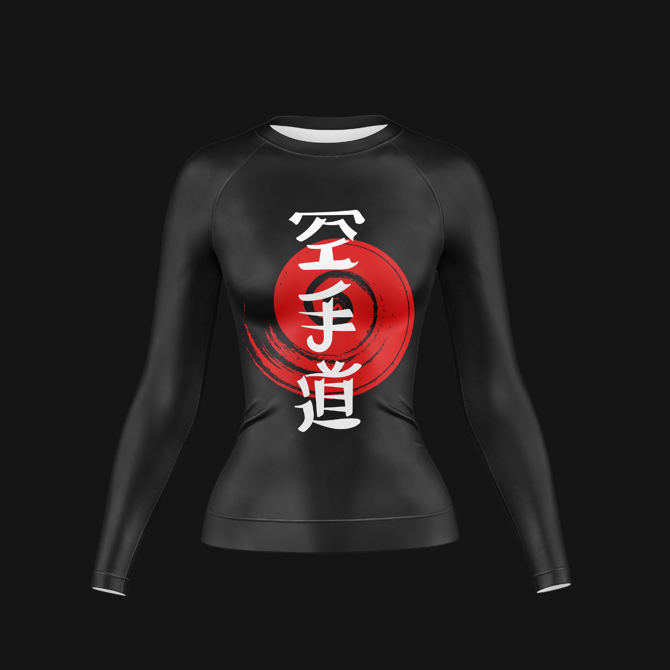 Black Edition Compression Rash Guard For Women