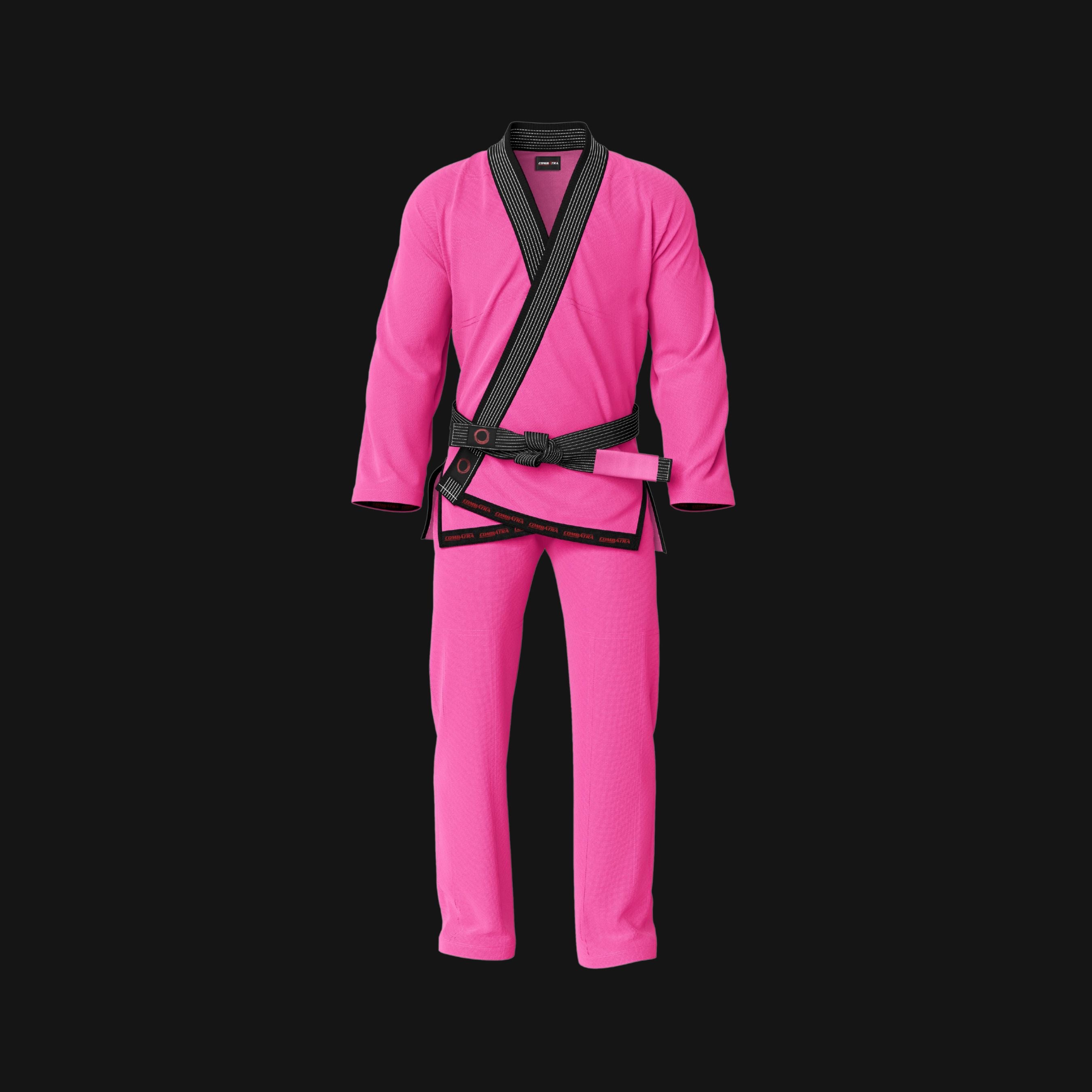 Basic Pink with Black threads  Jiu-Jitsu Gi