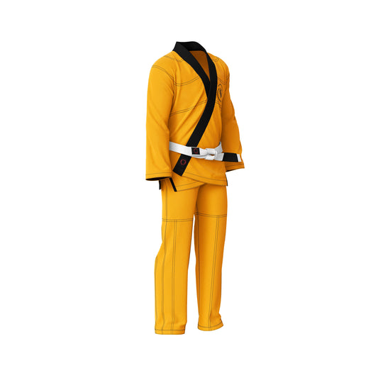 Custom Yellow Brazilian Jiu Jitsu Gi