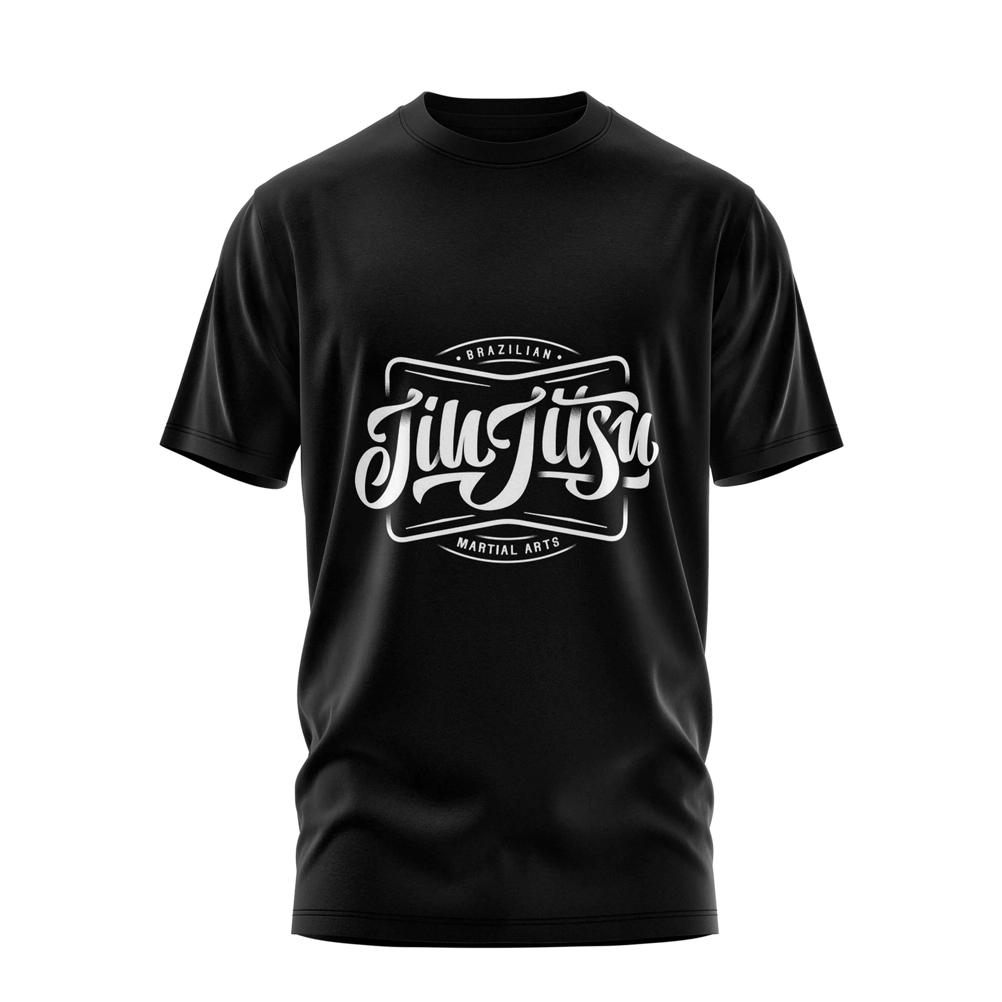 Brazilian Jiu Jitsu Black Cotton Tee