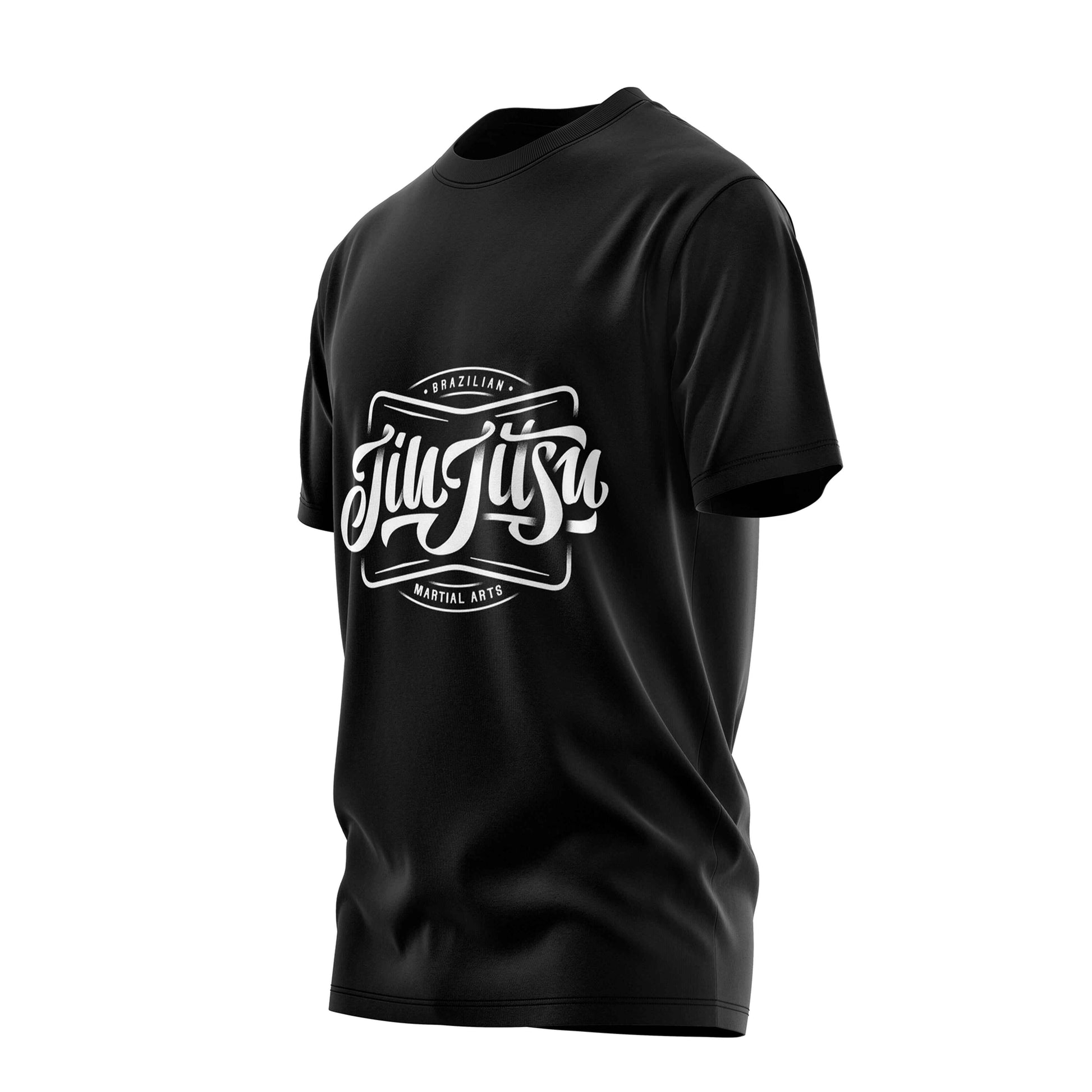 Brazilian Jiu Jitsu Black Cotton Tee