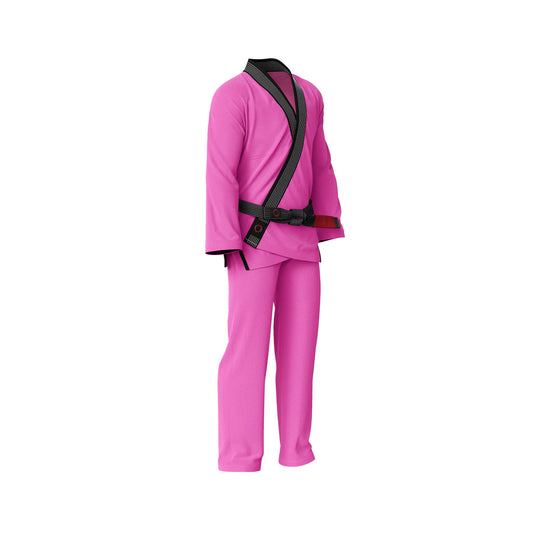 Basic Pink with Black threads  Jiu-Jitsu Gi