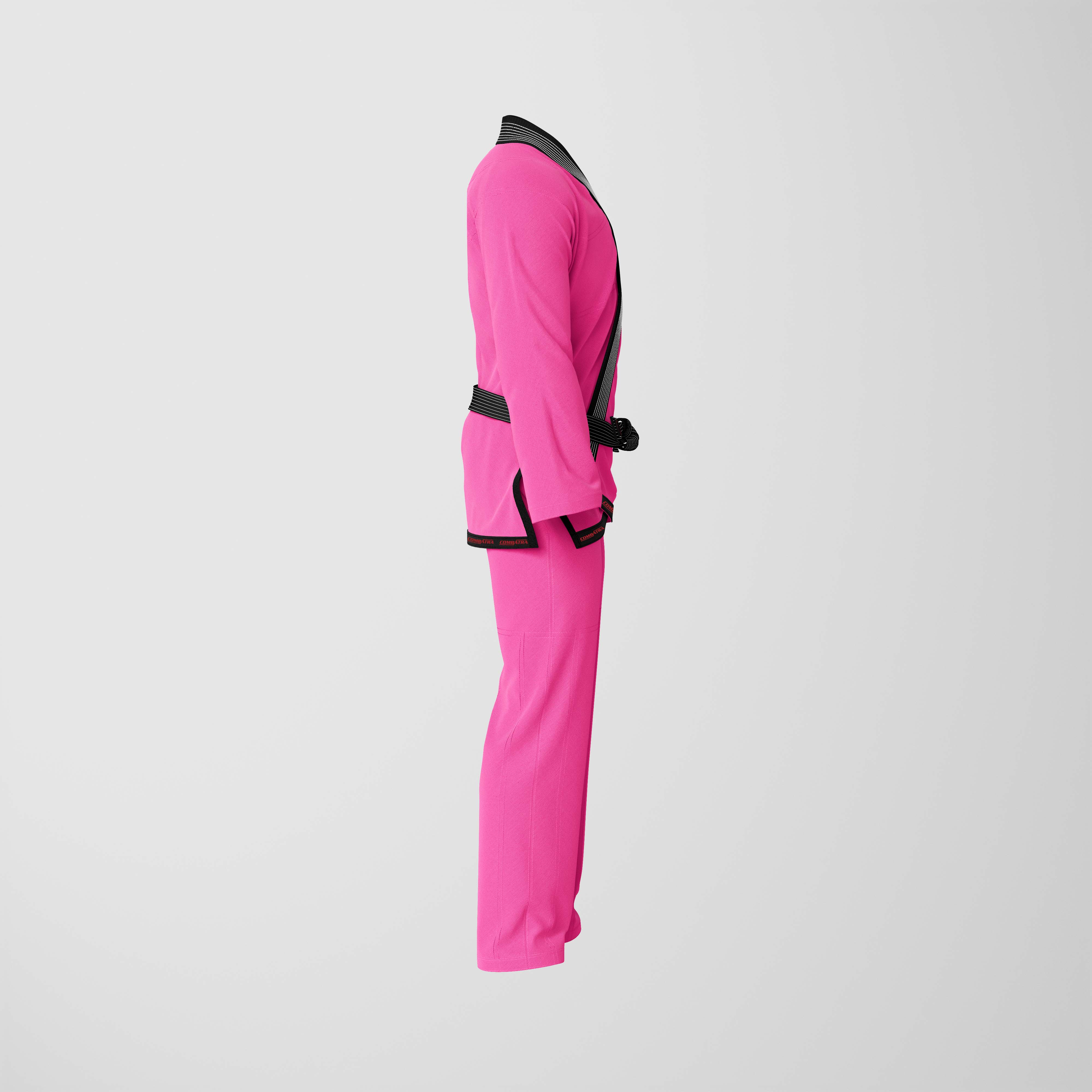 Basic Pink with Black threads  Jiu-Jitsu Gi