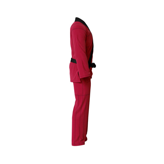 Custom Red with Custom Shirt Brazilian Jiu Jitsu Gi