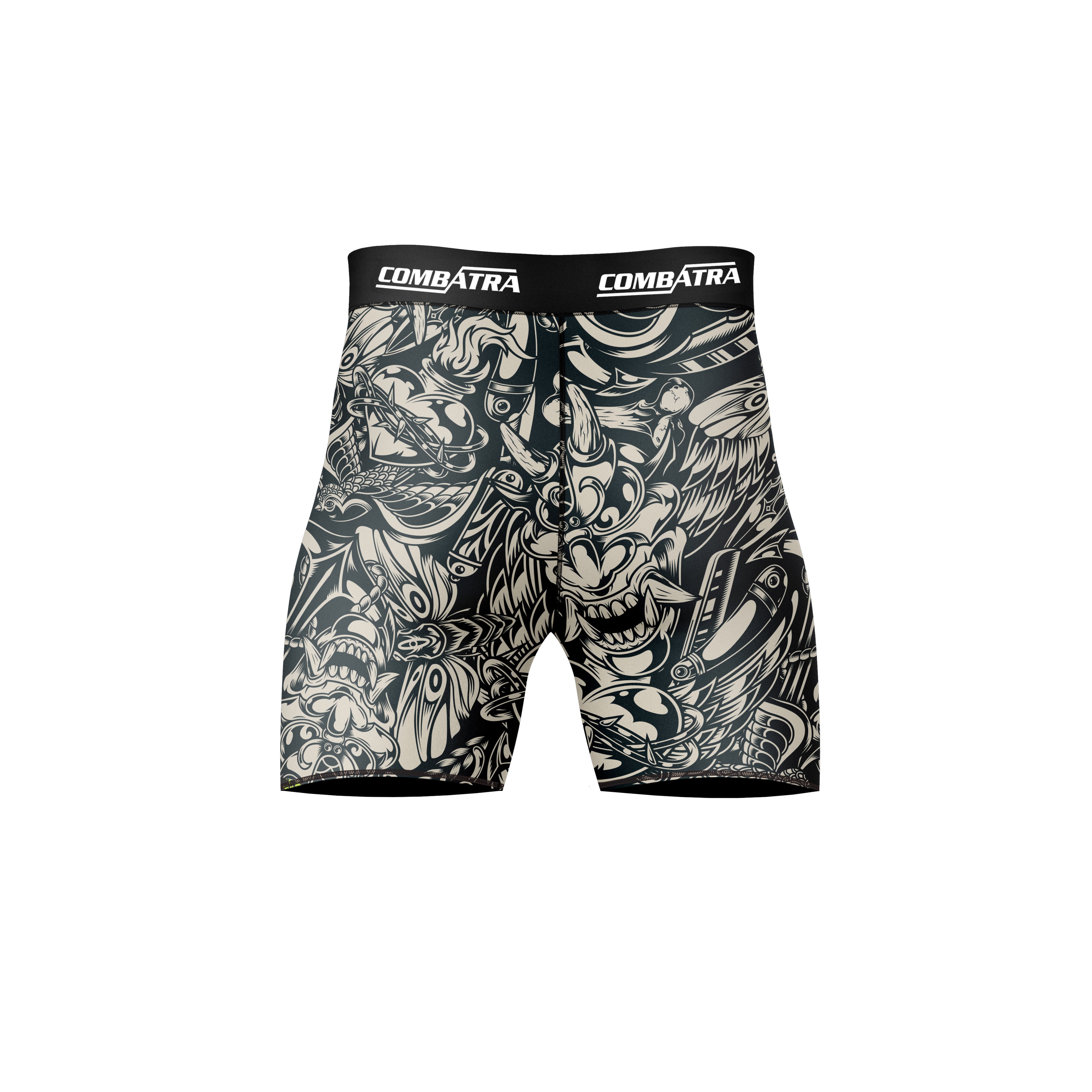 Tattoo Style Compression Shorts