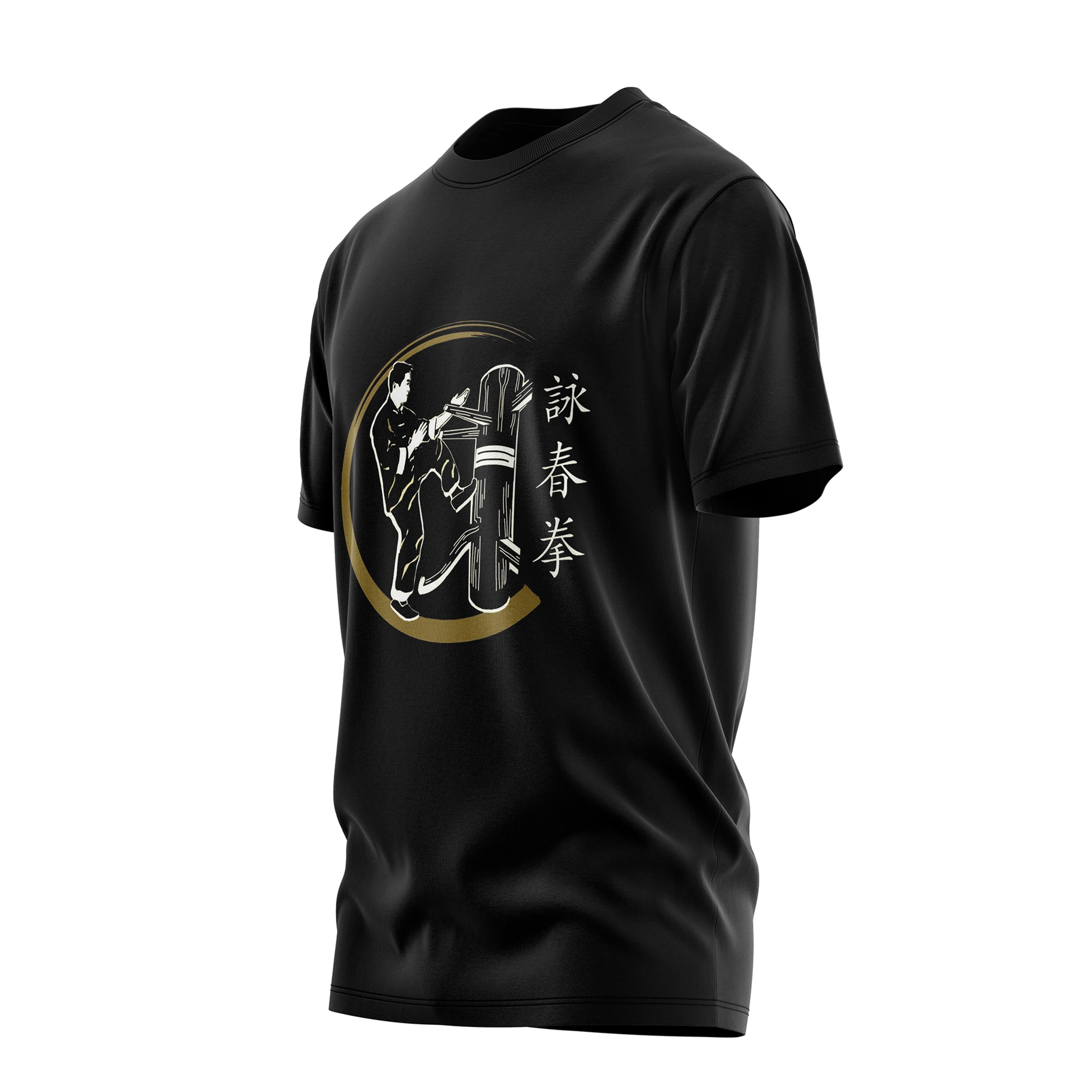 Aikido Gold Circle Cotton Tee T-shirts Combatra 