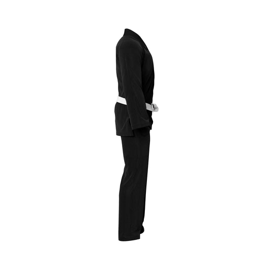 Custom Plain Black with Custom Shirt Brazilian Jiu JItsu gi