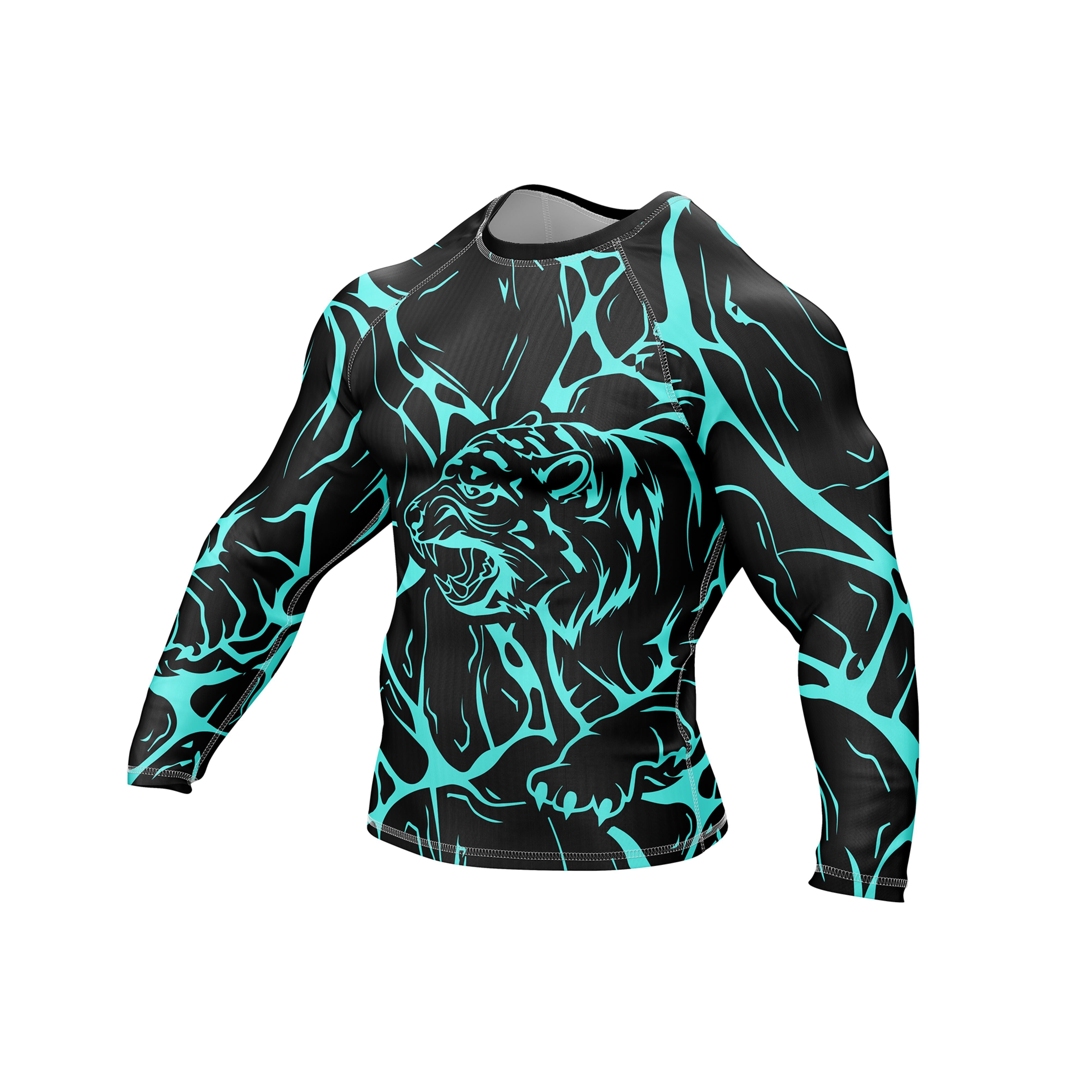 Energy Tiger Compression Rash Guard