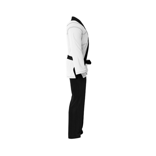 White Shirt with Black Pant Brazilian Jiu Jitsu Gi